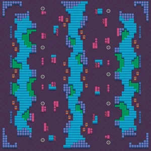 Twisting Vines — Solo Showdown map in Brawl Stars