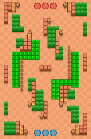 Walking On Hot Sand — Wipeout map in Brawl Stars