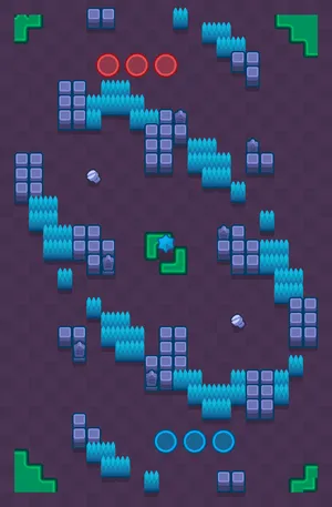 Wispwillow Ward — Dodgebrawl map in Brawl Stars